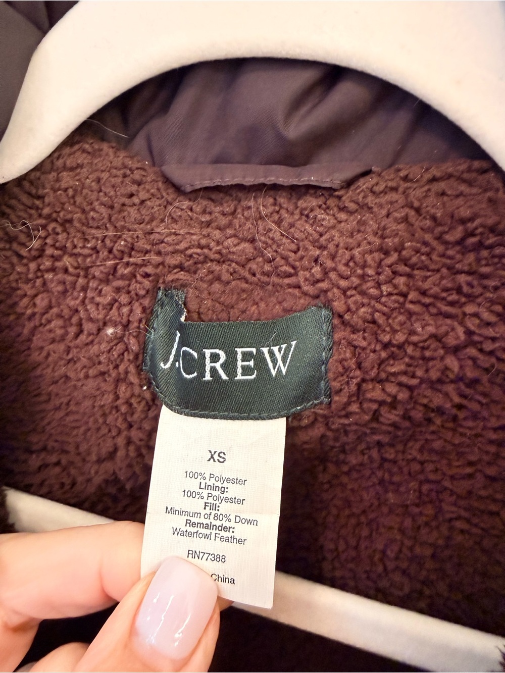 J. Crew Brown Quilted Puffer Vest - Picture 2 of 3